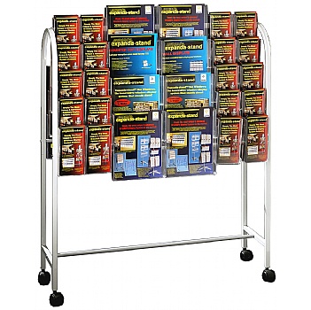 Literature Trolley 40 x Third A4 and 16 x A4 Pockets | Cheap Literature ...