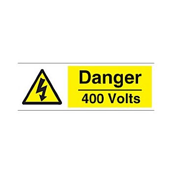 Danger 400 Volts Sign | Cheap Danger 400 Volts Sign from our Hazard ...