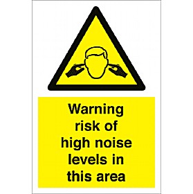 Warning Risk Of High Noise Levels In This Area | Cheap Warning Risk Of ...