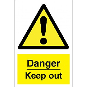 Danger Keep Out Sign | Cheap Danger Keep Out Sign from our Hazard Signs ...