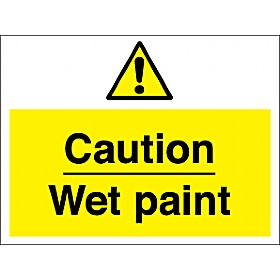 Caution Wet Paint Sign | Cheap Caution Wet Paint Sign from our Hazard ...