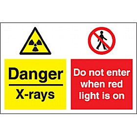 Danger Xrays Do Not Enter When Red Light Is On Sign | Cheap Danger ...