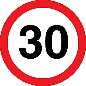30 Sign | Cheap 30 Sign from our Traffic Management range.
