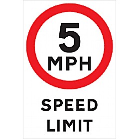 5 MPH Speed Limit Sign | Cheap 5 MPH Speed Limit Sign from our Traffic ...