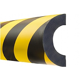 TRAFFIC-LINE Yellow/Black Adhesive Impact Protection For Surfaces - 1 ...