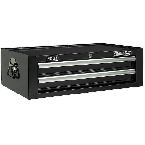 Sealey Superline Pro 2 Drawer Mid-Box With Ball Bearing Slides | Tool ...