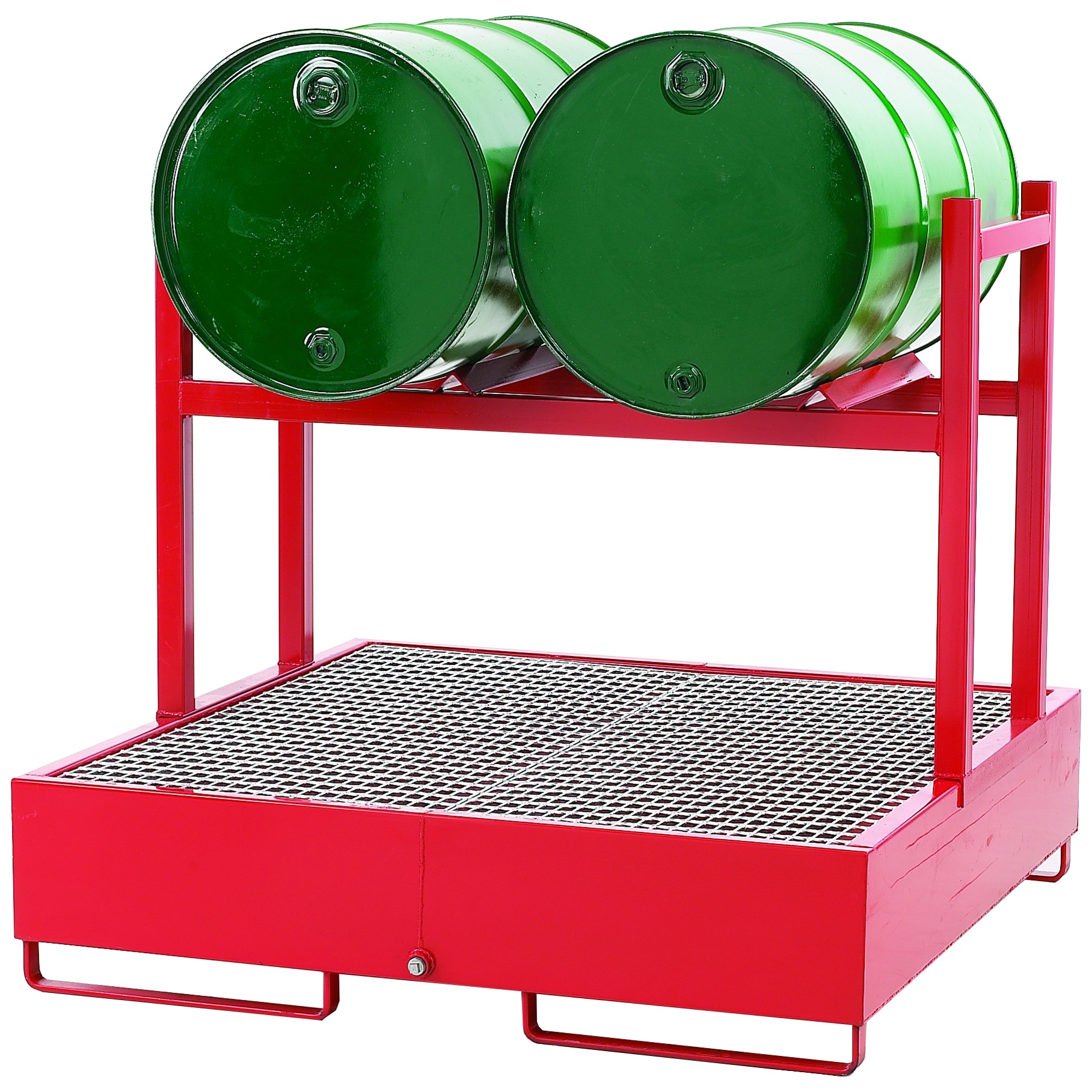 Drum Sump Storage System for 4 Vertical Drums Drum Storage