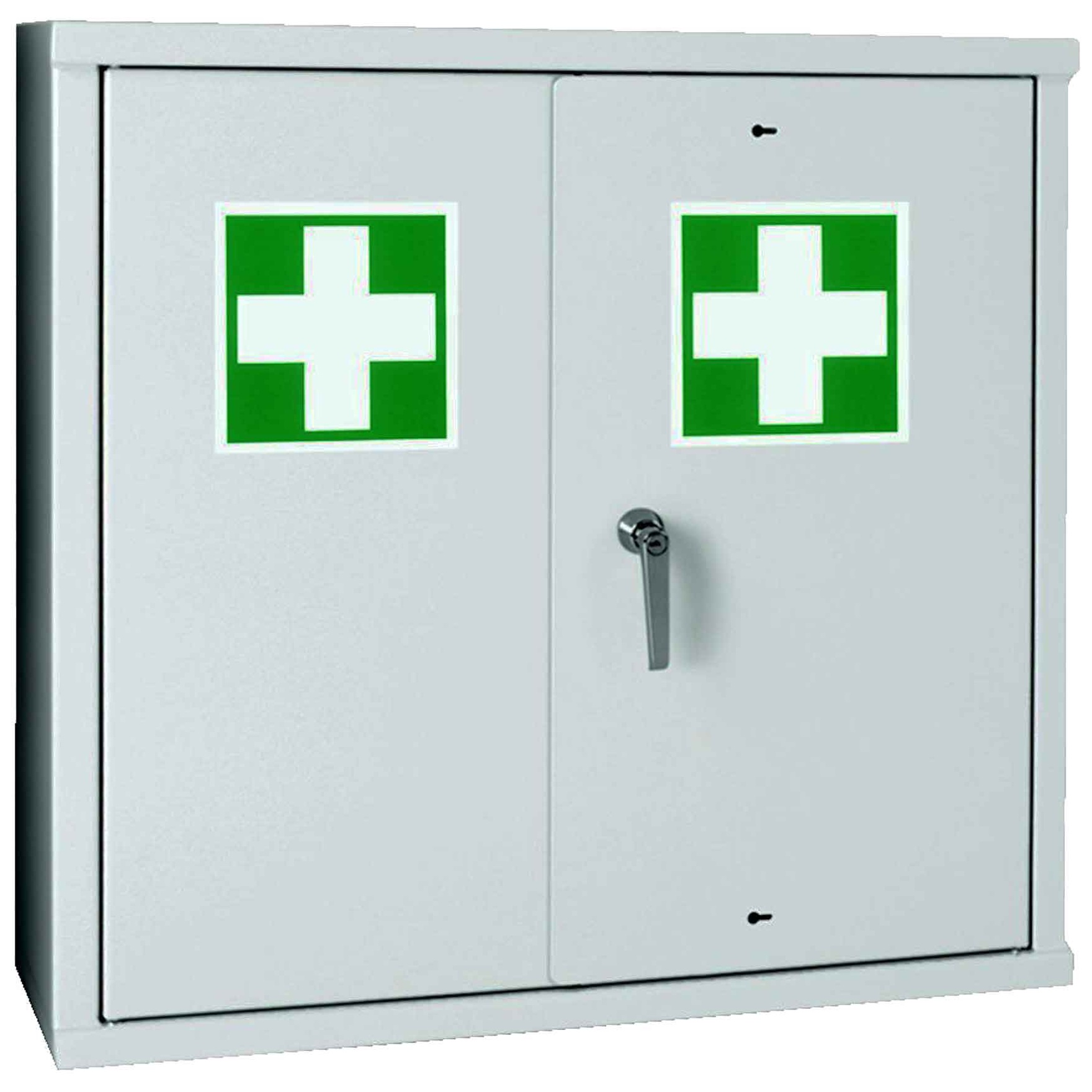 First aid wall cabinet