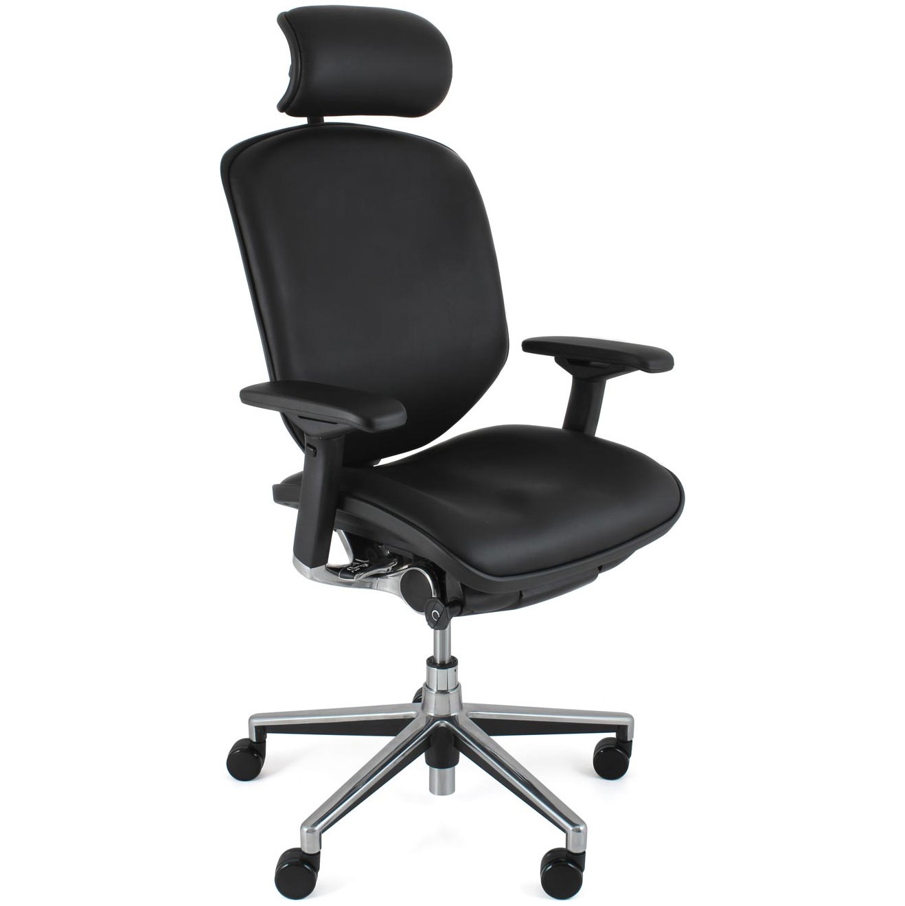 Enjoy Leather Office Chair (With Headrest) | Posture / Ergonomic Office