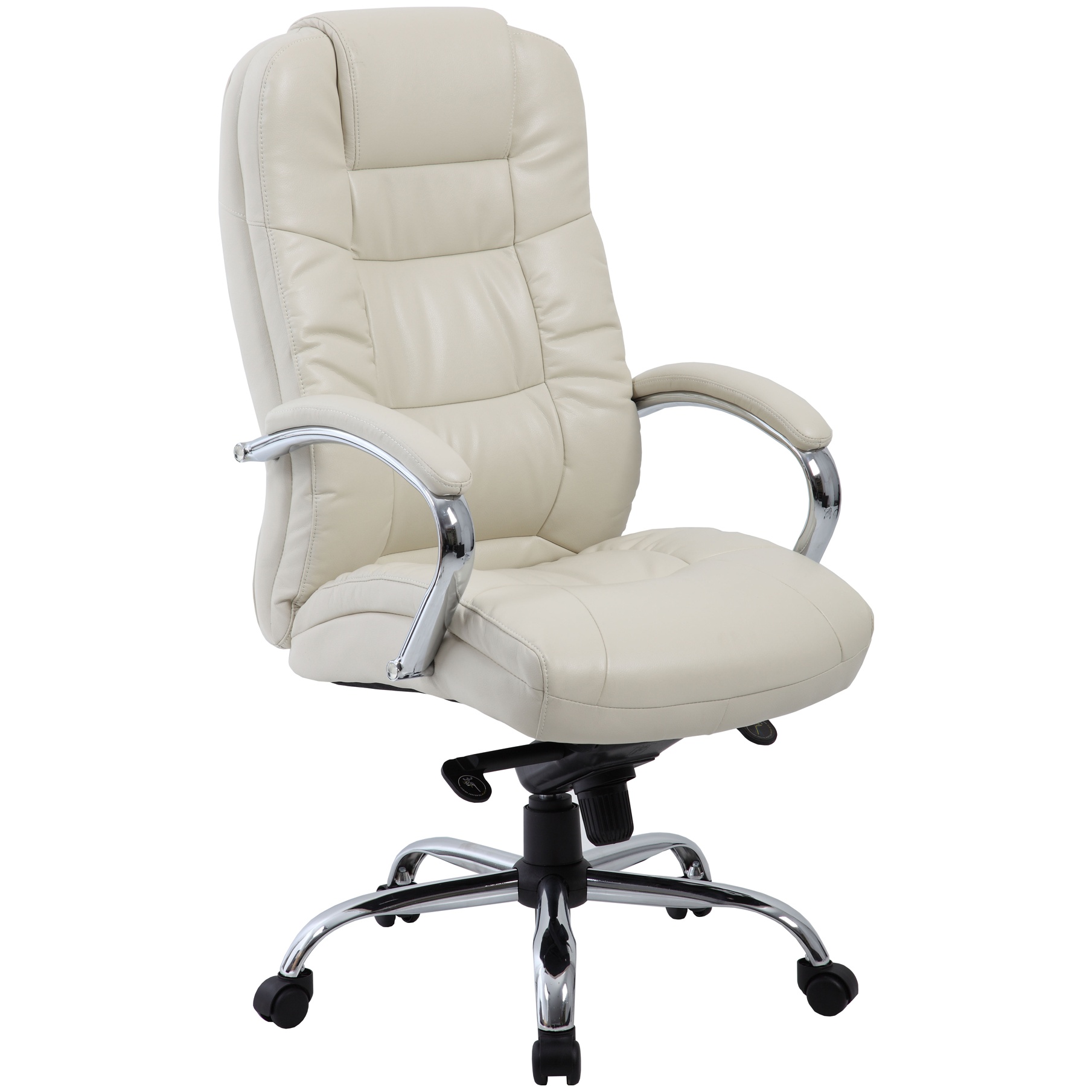 Verona Cream Executive Leather Office Chair | Executive Office Chairs