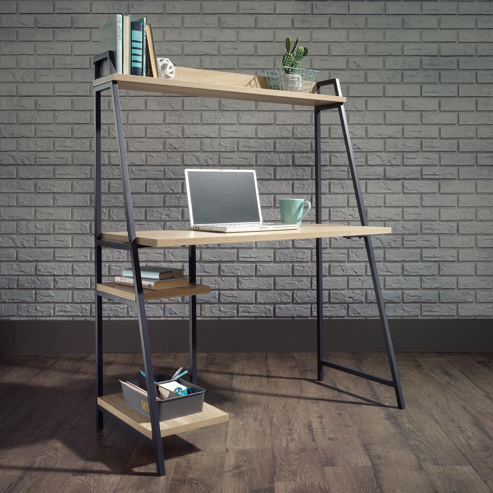 Foundry Home Office Desk with Shelves | Home Computer Desks